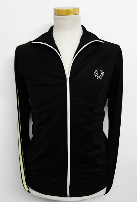 Twin Taped Track Jacket - Black / Champagne - The Third Estate Ltd